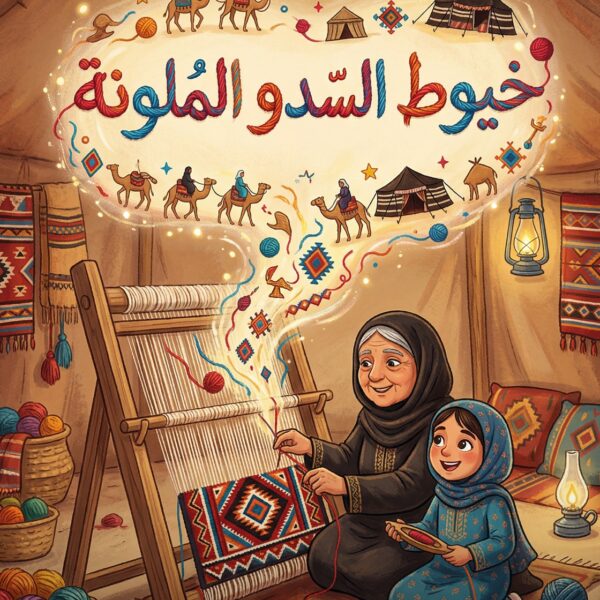 خيوط السدو الملونة